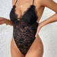 Crisscross Lace Spaghetti Strap Bodysuit