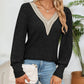 V-Neck Long Sleeve T-Shirt