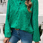 Frill Round Neck Long Sleeve Shirt