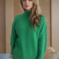 Turtleneck Raglan Sleeve Sweater