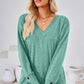 V-Neck Dropped Shoulder T-Shirt