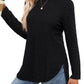 Round Neck Raglan Sleeve T-Shirt