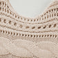 Openwork Cable Knit Long Sleeve Sweater