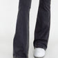 Wide Waistband Bootcut Jeans with Pockets