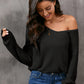 V-Neck Drop Shoulder Sweater