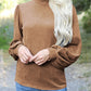 Full Size Mock Neck Long Sleeve T-Shirt