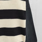 Contrast Round Neck Long Sleeve Sweater