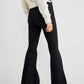 Asymmetric Waist Flare Jeans