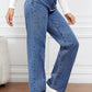 High Waist Straight Jeans