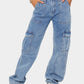 Straight Jeans with Pockets