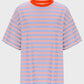 Striped Round Neck Half Sleeve T-Shirt