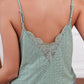 Eyelet Lace Detail V-Neck Cami