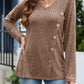 V-Neck Long Sleeve T-Shirt