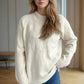 Mock Neck Long Sleeve Sweater