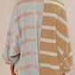 Striped Round Neck Long Sleeve Sweater