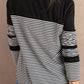 Striped Round Neck Long Sleeve T-Shirt