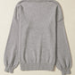 Mock Neck Dropped Shoulder Sweater