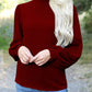 Full Size Mock Neck Long Sleeve T-Shirt