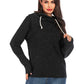 Drawstring Mock Neck Long Sleeve Sweater