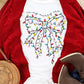 Full Size Bow Round Neck Short Sleeve T-Shirt