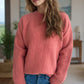 Mock Neck Long Sleeve Sweater