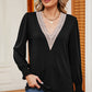 V-Neck Long Sleeve T-Shirt
