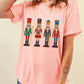 Nutcracker Round Neck Short Sleeve T-Shirt