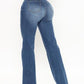 Raw Hem High Waist Jeans