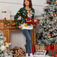 Santa Round Neck Long Sleeve Sweater