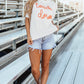 TOUCH DOWN Mock Neck Short Sleeve Knit Top