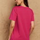 Full Size Round Neck Short Sleeve T-Shirt