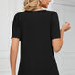 Square Neck Short Sleeve T-Shirt
