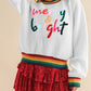 MERRY & BRIGHT Ribbed Round Neck Sweater