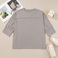 Star Applique Round Neck T-Shirt