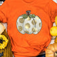 Pumpkin Graphic Round Neck Short Sleeve T-Shirt