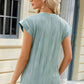 Round Neck Cap Sleeve T-Shirt
