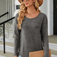 Round Neck Long Sleeve T-Shirt
