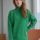 Turtleneck Raglan Sleeve Sweater