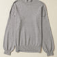 Mock Neck Dropped Shoulder Sweater