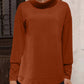 Full Size Mock Neck Long Sleeve T-Shirt