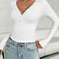 V-Neck Long Sleeve T-Shirt