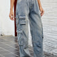 Washed Jeans with Pockets