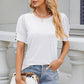 Round Neck Puff Sleeve T-Shirt