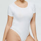 Full Size Round Neck Short Sleeve Bodysuit