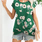 Printed Round Neck Short Sleeve T-Shirt