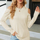 Round Neck Cold Shoulder T-Shirt