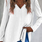 Full Size V-Neck Long Sleeve T-Shirt