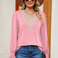 V-Neck Long Sleeve T-Shirt