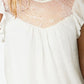 Flutter Sleeve Illusion Blouse
