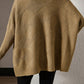 V-Neck Batwing Sleeve Sweater